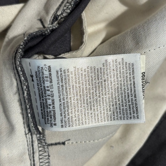 VANS Sz 30 Authentic Chino Slim Fit Grey Trousers Extra Button NEW WITH TAGS - Picture 14 of 16